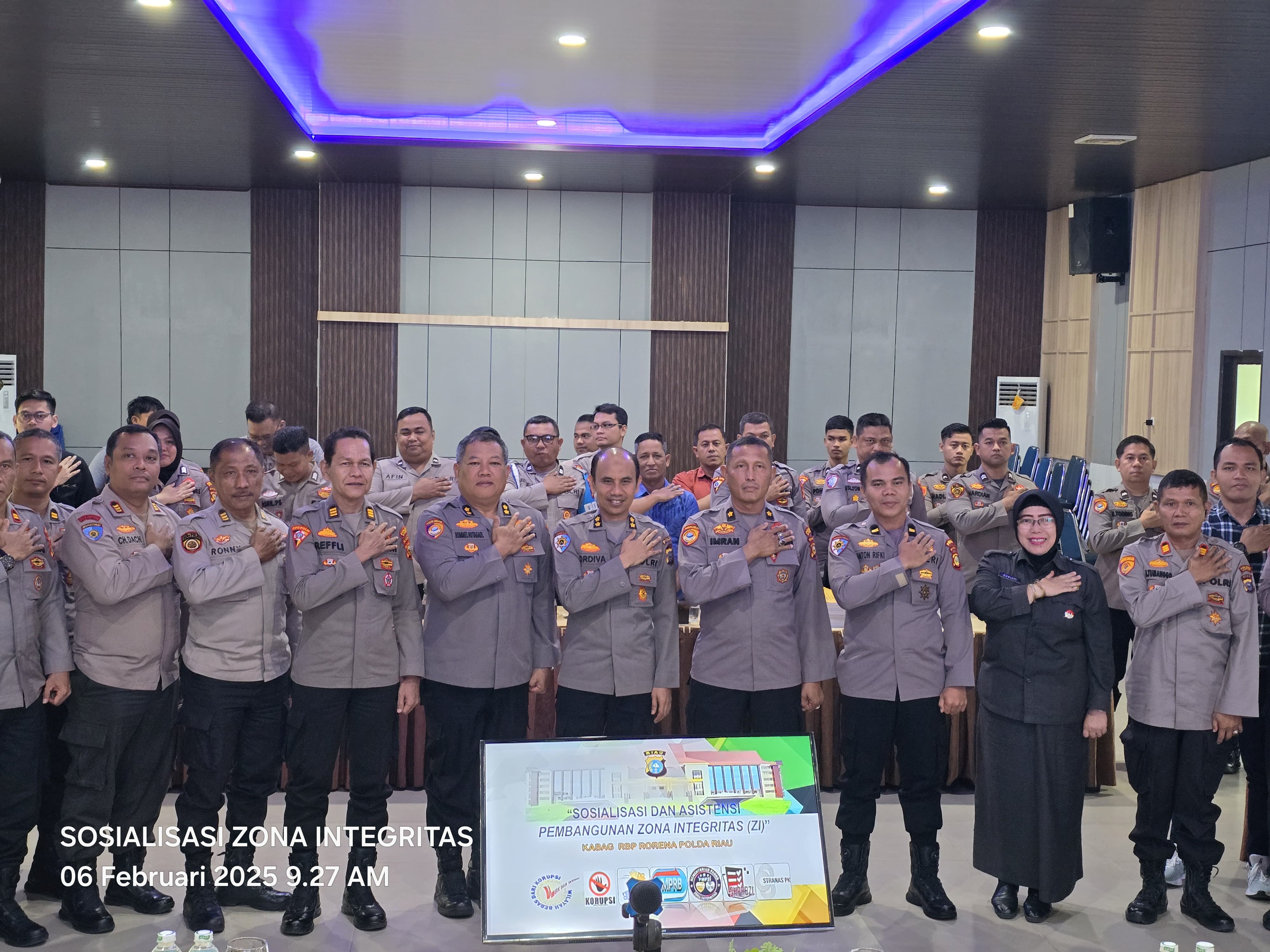 Tim Polda Hadir di Dumai, Sosialisasi Zona Integritas